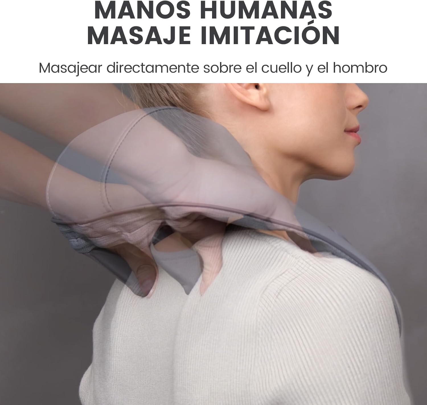 Masajeador Inalámbrico de Cuello – Alivia Estrés, Dolor y Tensión en Minutos